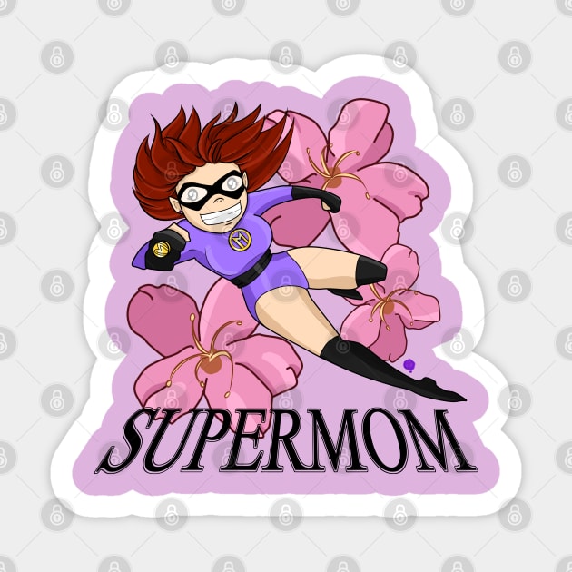 Super Mom Sticker by Narithian